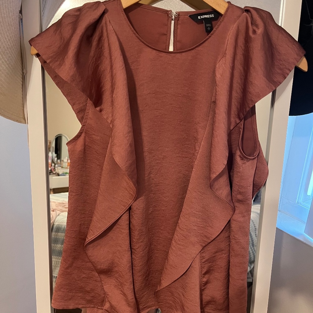 Express Ruffle Blouse - Size S